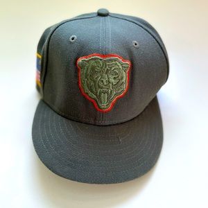 Chicago Bears by New Era Army Green with GSH Logo
